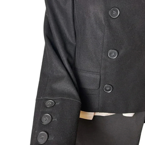 Ann Taylor Black Pea Coat - Picture 9 of 14